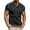 Black, variant on YLSDY Fashion Mens Casual Henley Shirts Slim Fit Short Sleeve V Neck Gym Workout Athletic Muscle Shirts Front Placket Basic Tops Army Green XXXL