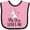 Pink and Black, variant on Inktastic My Gigi Loves Me Unicorn Girls Girls Baby Bib