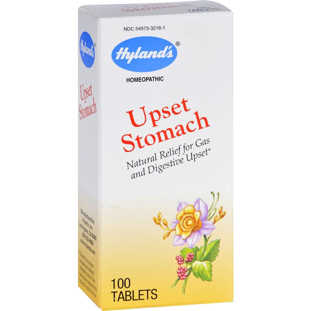 Hylands Homeopathic Upset Stomach Tablets 100 Ea
