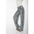 thumbnail image 2 of White Mark Printed Palazzo Pants, 124-Grey Sneak - Small, 2 of 4