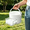 thumbnail image 4 of Outdor Portable Ice Maker With （2 Cavity） For Bar Use Compact Countertop Quick Freestanding Ice Making Machine For Fresh Ice On Demand, 4 of 5