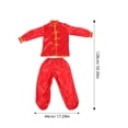 thumbnail image 2 of 1 Juego de uniforme de artes marciales tradicionales chinas para niños, traje cómodo de actuación de Kung Fu, traje de entrenamiento auténtico de Tai Chi, 2 of 8