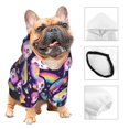thumbnail image 3 of Balery Skull colorful mushroom rainbow Sudadera con Capucha para Perros Pequeños – Ropa para Mascotas, Disfraz para Perros y Gatos, Ideal para Fiestas y Cosplay-X-Large, 3 of 7