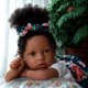 thumbnail image 1 of Muñeca Reborn BABESIDE Black Girl de 50 cm con kit de alimentación para mayores de 3, 1 of 8