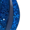 thumbnail image 3 of Vickerman 8'' Blue Glitter Swirl Drop Christmas Ornament, 3 of 4