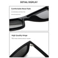 thumbnail image 3 of Gafas de sol, gafas de sol sin montura con espejo y lente reflectante de una pieza, gafas de sol polarizadas Gafas de sol para conducir, 3 of 5