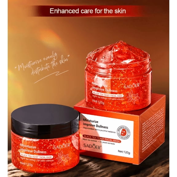 Black Tea Extract Face Mask Gel
