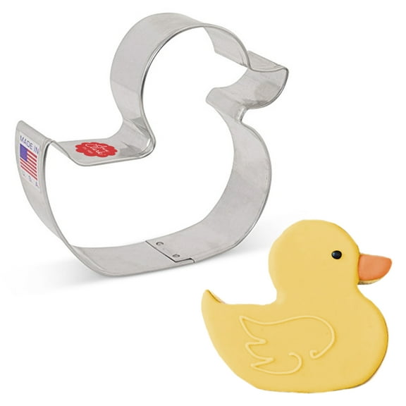 Ann Clark Rubber Duck Cookie Cutter 4", Made in USA