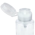 thumbnail image 2 of 2 piezas, botella dispensadora de bomba Botella dispensadora de bomba a presión con tapa abatible, adecuada para quitaesmalte de uñas y quitaesmalte de alcohol, 2 of 5