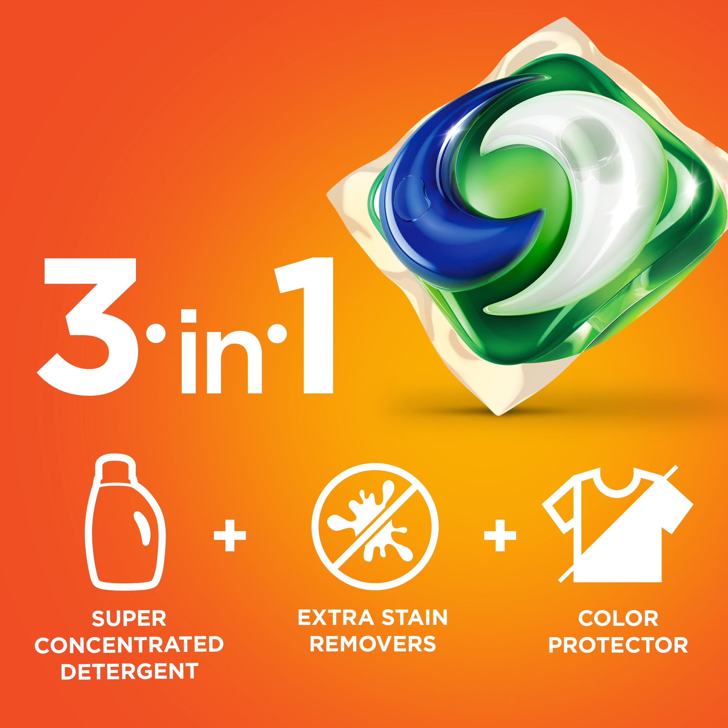 Tide PODS Liquid Laundry Detergent Pacs, Clean Breeze, 81 count - 2