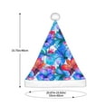 thumbnail image 3 of Salouo Bright Flowers for Adult Christmas Hat Xmas Holiday Hat Santa Hat for Women & Men Festive Headwear Accessories Fit for Christmas/ New Year/Holiday/Party,1PC, 3 of 6