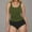 Army Green#3, variant on LEBONYARD Women’s Supportive One-Piece Swimsuit:Comfortable for All-Day Wear,Womens Solid Swimsuits Drawstring On Both Sides Bathing Suits V Neck Blackless Swimwear Black M