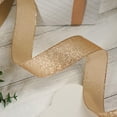 thumbnail image 4 of Cinta con alambre con brillo CT CRAFT LLC 1.5 cm x 10 m Dorada para Navidad, 4 of 8