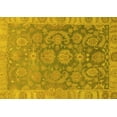 thumbnail image 1 of Ahgly Company Indoor Rectangle Abstract Yellow Modern Area Rugs, 8' x 10', 1 of 4