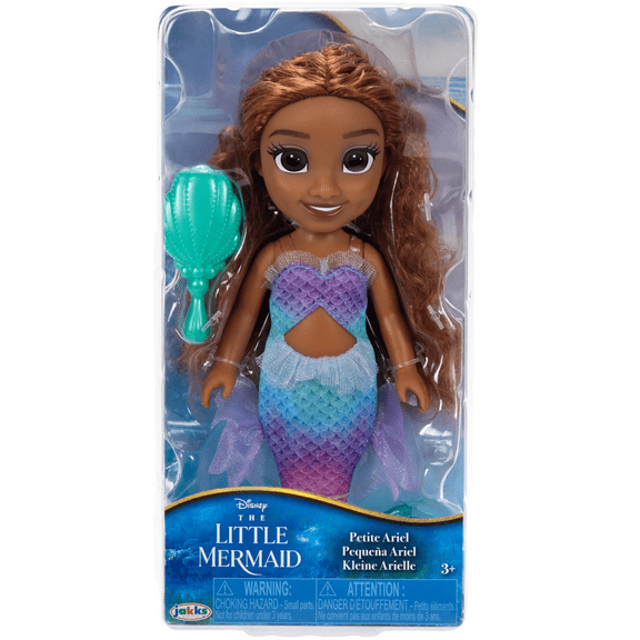 Disney Little Mermaid 6 inch Petite Ariel Fashion Doll with Seashell Brush Inspired by the Movie
