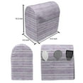 thumbnail image 4 of Watercolor Stand Mixer Cover, Triangle Motifs Design Hand Drawn Borders Native, Kitchen Appliance Organizer Bag Cover with Pockets, 5 Quarts, Violet Lilac White, by Ambesonne, 4 of 4