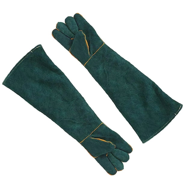 Billuyoard Guantes antimordeduras para animales: protección duradera y antimordeduras Manejo de rasguños Entrenamiento de mascotas para gatos Suministros para perros