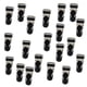 thumbnail image 2 of 20pcs Conveniente Corsé Liguero Agarraderas Liguero Clips Medias Negro, 2 of 8