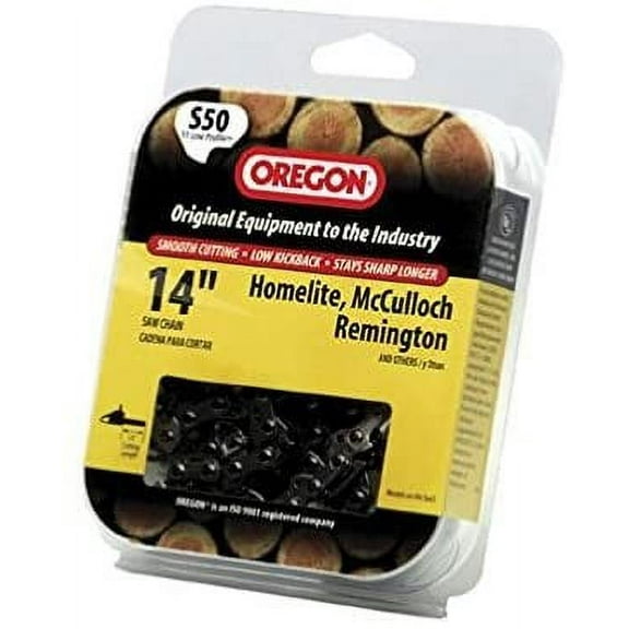 Oregon S50 14" HD Semi Chisel Cutting Chain — Heavy-Duty Construction, Professional Use