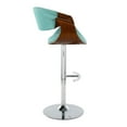 thumbnail image 5 of Curvo Adjustable Bar Stool, Chrome Bar Stools, Bar Chairs, Swivel Bar Stools, Bar Stools Set of 2, 5 of 6
