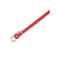 thumbnail image 2 of INSPIRE CHIC Women's Skinny Extra Thin Belts, Fashion 8-Shaped Golden Buckle Holeless Waistband for Dresses Coats Jeans 40.9x0.4" Red, 2 of 6