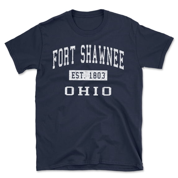 Fort Shawnee Ohio Classic Established Men's Cotton T-Shirt