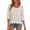 White, variant on Swimsuit Cover Up for Women Openwork Solid Color Floral Loose Fit Swimwear Bikini Beach for Casual Vacation