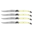 thumbnail image 1 of Cuchillos para Carne Laguiole Laguiolelvory 4 Pzas 23 cm Marfil Acero Inoxidable Cuchillo para carne., 1 of 4