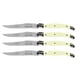 thumbnail image 1 of Cuchillos para Carne Laguiole Laguiolelvory 4 Pzas 23 cm Marfil Acero Inoxidable Cuchillo para carne., 1 of 4