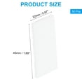 thumbnail image 2 of Uxcell 50Pcs Aroma Pads, Humidifier Replacement Filter Pad, White 1.69 x 0.87 inch, 2 of 5