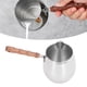 thumbnail image 1 of Mini Olla Calentadora De Leche, Sartén Calentadora De Mantequilla De Acero Inoxidable 304 Con De Madera Para El Hogar Al Aire Libre, 1 of 7