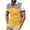 Yellow, variant on Fnooota Mens Polo Shirts with Collar, Pullover Short Sleeve Stripe Casual Summer Shirts White Size 3XL