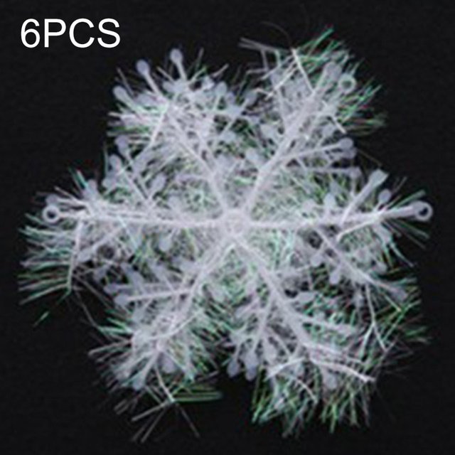DEY Snowflakes Decoraciones Navideñas 6cm Para ChristmasTree Ambiente Navideño