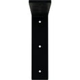 thumbnail image 3 of Ekena Millwork 2"W x 8"D x 8"H Hamilton Steel Bracket, Powder Coated Black, 3 of 11