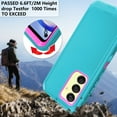 thumbnail image 6 of Asuwish Compatible with Samsung Galaxy A25 5G Phone Case Hybrid Rugged Shockproof Hard Protective Drop Proof Full Body Heavy Duty Mobile Cell Cover for A 25 25A SM-A256U Women Men Green, 6 of 8