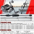 thumbnail image 4 of Sougayilang Baitcast Rod and Reel Combo with Casting Fishing Pole Smooth Fishing Wheel Max Drag 18LB, 4 of 8
