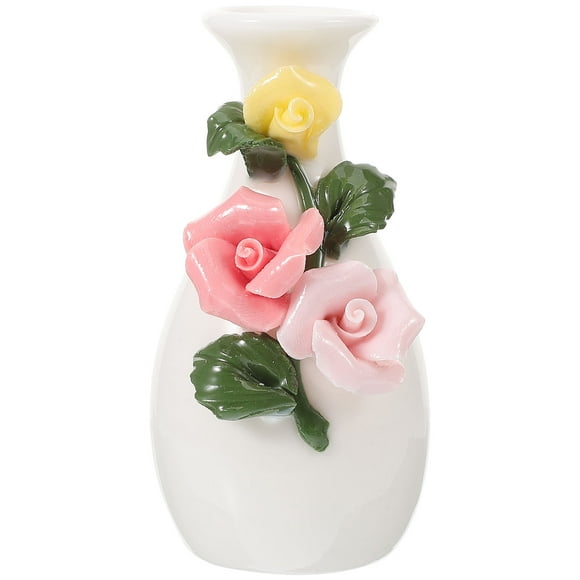 Mini Ceramic Buds Vase Flowers Mini Vase Flower Arranging Vase Aromatherapy Bottle