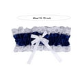 thumbnail image 3 of European Sexy Garter Thigh Ring Satin Bow Lace Body Chain Elegant Wedding Accessory Small For Bridal Party, 3 of 9