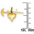 thumbnail image 5 of Primal Gold 14K Yellow Gold 3D Faith, Hope And Charity Charm, 5 of 7
