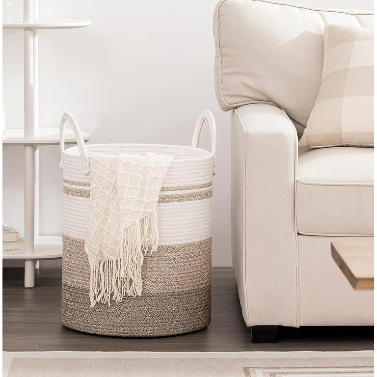 Living room blanket online storage basket