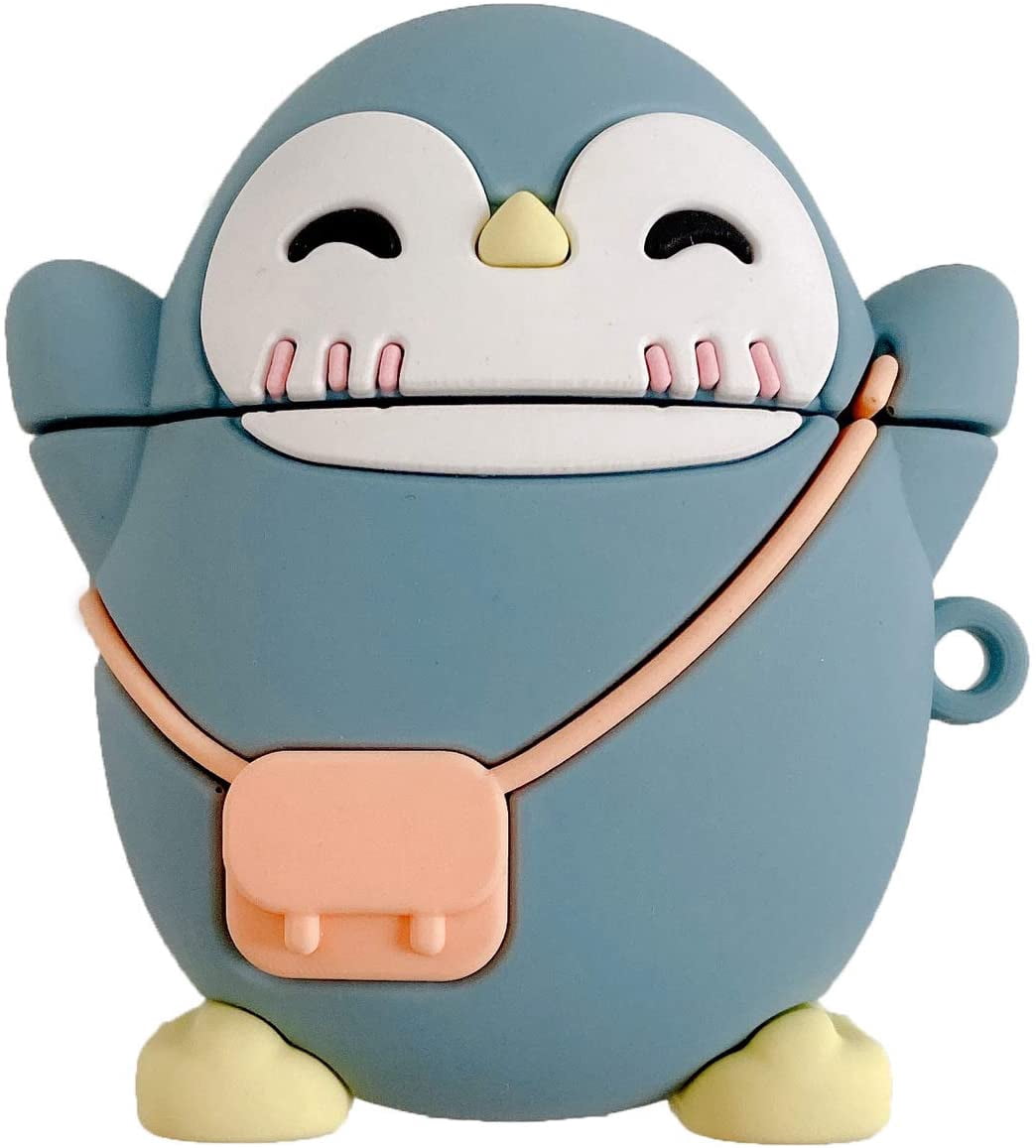 Protective Case for AirPods 1/2, Creative Cute Taking Messenger Shoulder  Bag Jumping Blue Penguin Baby Soft TPU Silicone Rubber Cover Case Earbud  Earphone AirPods Case Strong Protection（2 pcs） - Walmart.com