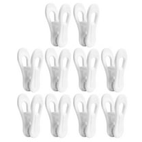 10pcs Windproof Clothes Clips for Laundry, Hanger Towel Pins, Strong Grip Clothespins for Outdoor and Indoor Use