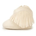 thumbnail image 6 of Eltusu Baby Girls Boots, Cotton Soft Bottom Thermal No Slip Winter Shoes Beige Size 0-6 Months, 6 of 7