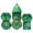 Green, variant on Cusdie 7-Die 25mm Giant DND Dice, Shield&Sword Pattern Polyhedral Dice Set for Role Playing Game Dungeons and Dragons D&D Dice Pathfinder