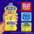 thumbnail image 2 of Mr. Clean Antibacterial All Purpose Cleaner, Floor Cleaner for Mopping, Cleaning Liquid, Lemon, 41oz (2 pack), 2 of 6