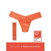 Signature Lace Low Rise Thong