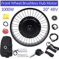 thumbnail image 3 of Miumaeov 20in Electric E-Bike Front Wheel Bicycle Motor Conversion Kit Fat Tire 48V 1000W, 3 of 10