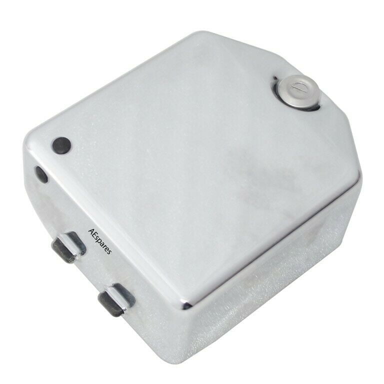 Fits Royal Enfield Battery Box Assy With Cover & lock Steel Chrome