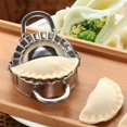 thumbnail image 2 of New Home Kitchen Stainless Steel Dumpling Maker Dough Cutter Ravioli Empanada Press Mold Wrapper set, 2 of 9