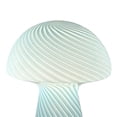 thumbnail image 4 of Daisy Modern Glass Mushroom Bedside Table Lamps Blue, 4 of 5